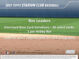 2022 TOPPS STADIUM CLUB BASEBALL HOBBY BOX