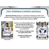 2022 BOWMAN CHROME BASEBALL HOBBY BOX