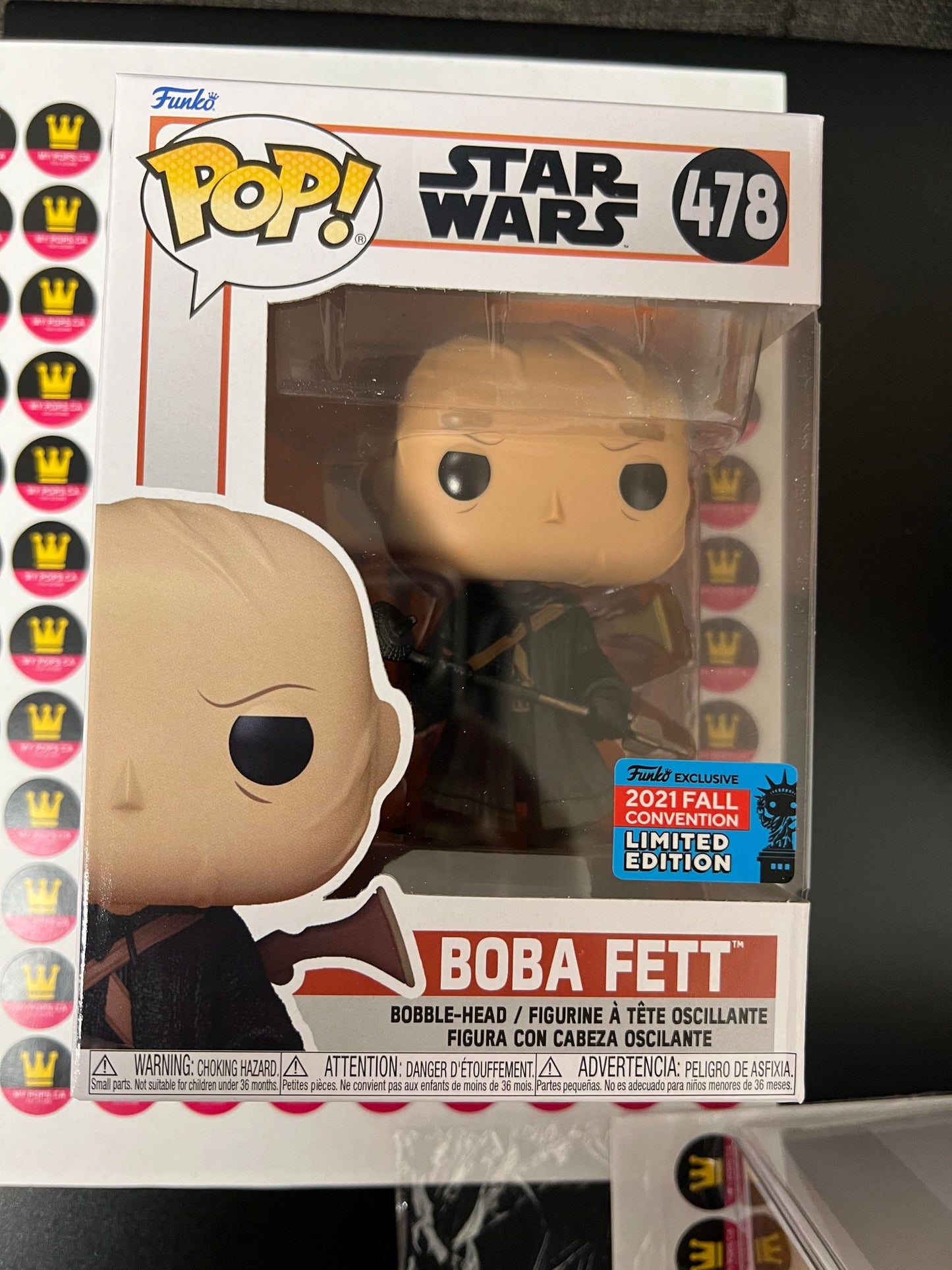2021 NYCC Fall Convention STAR WARS THE MANDALORIAN BOBA FETT #478