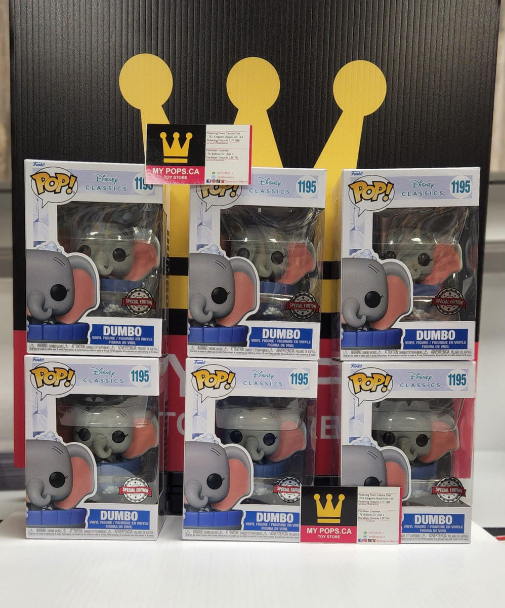 FunkoPOP! DISNEY DUMBO 3体セット FUNKO POP! DUMBO IN BUBBLE BATHTUB [SPECIAL EDITION