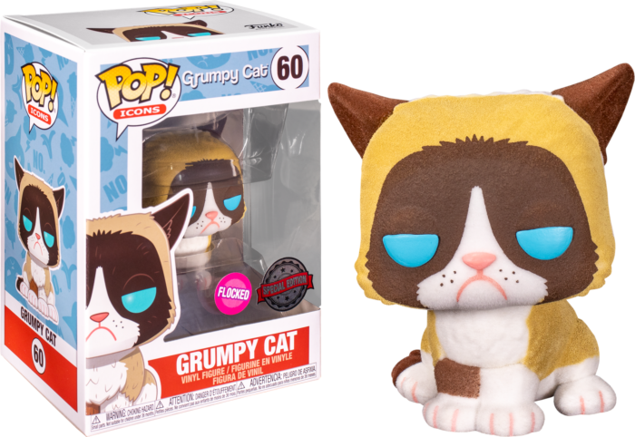 Funko Pop! Icons: Grumpy Cat (Flocked) #60