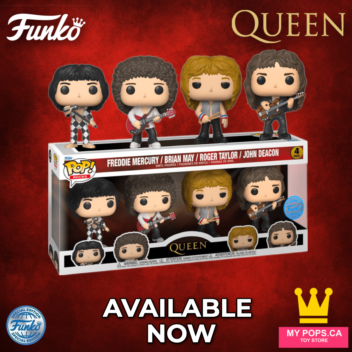 Queen funko pop shop rocks