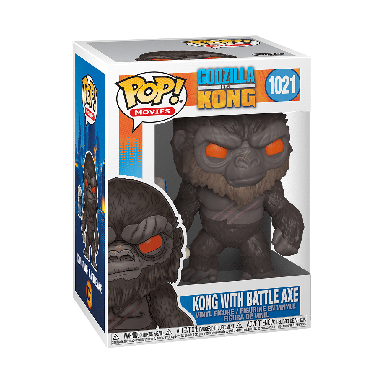 FUNKO POP! MOVIES: GODZILLA VS. KONG - KONG WITH BATTLE AXE #1021