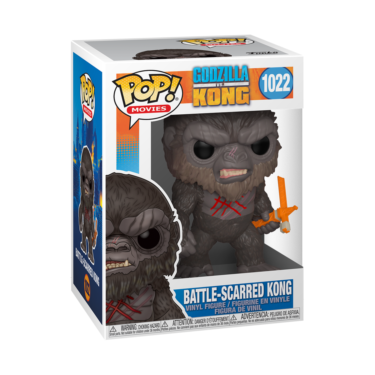 FUNKO POP! MOVIES: GODZILLA VS. KONG - BATTLE-SCARRED KONG #1022