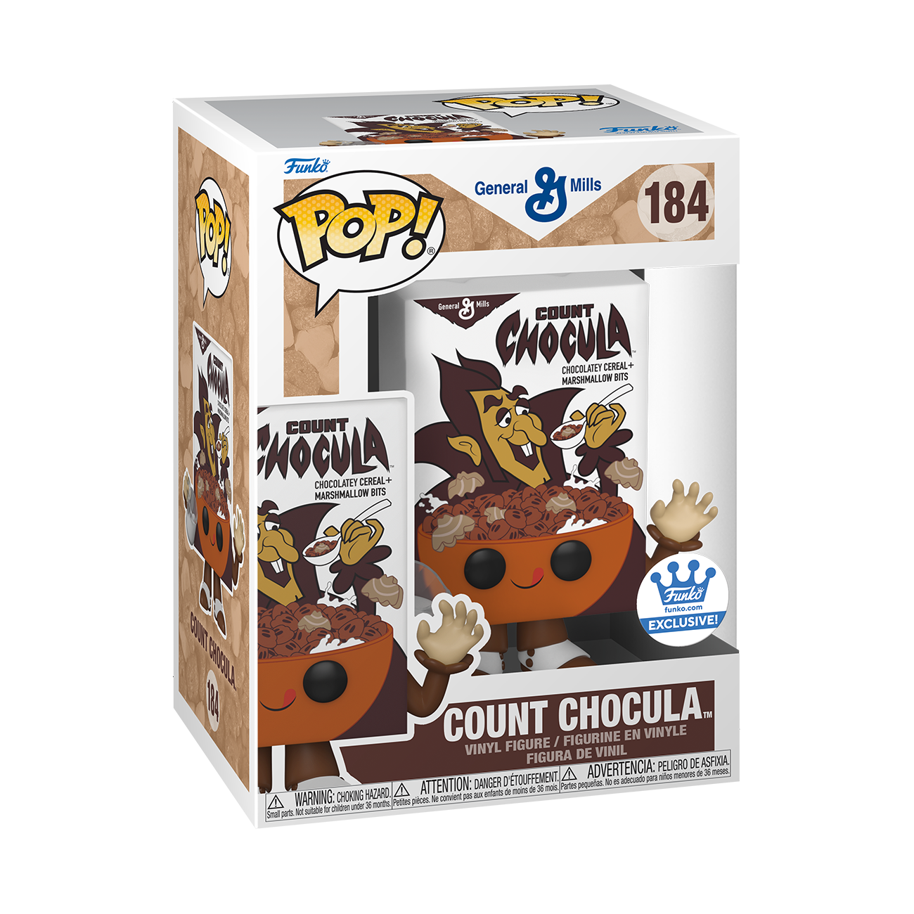 Funko Pop! AD-ICON COUNT CHOCULA CEREAL BOX *FUNKO SHOP EXCLUSIVE*