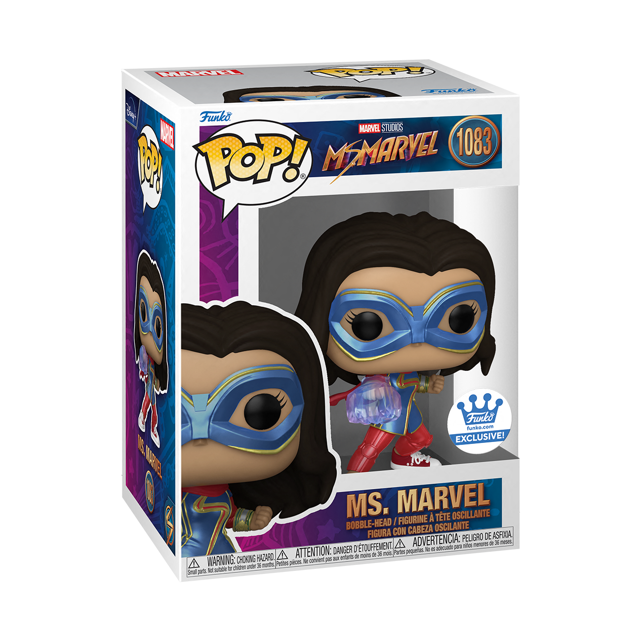 FUNKO POP! MARVEL MS MARVEL with LIGHT ARM #1083