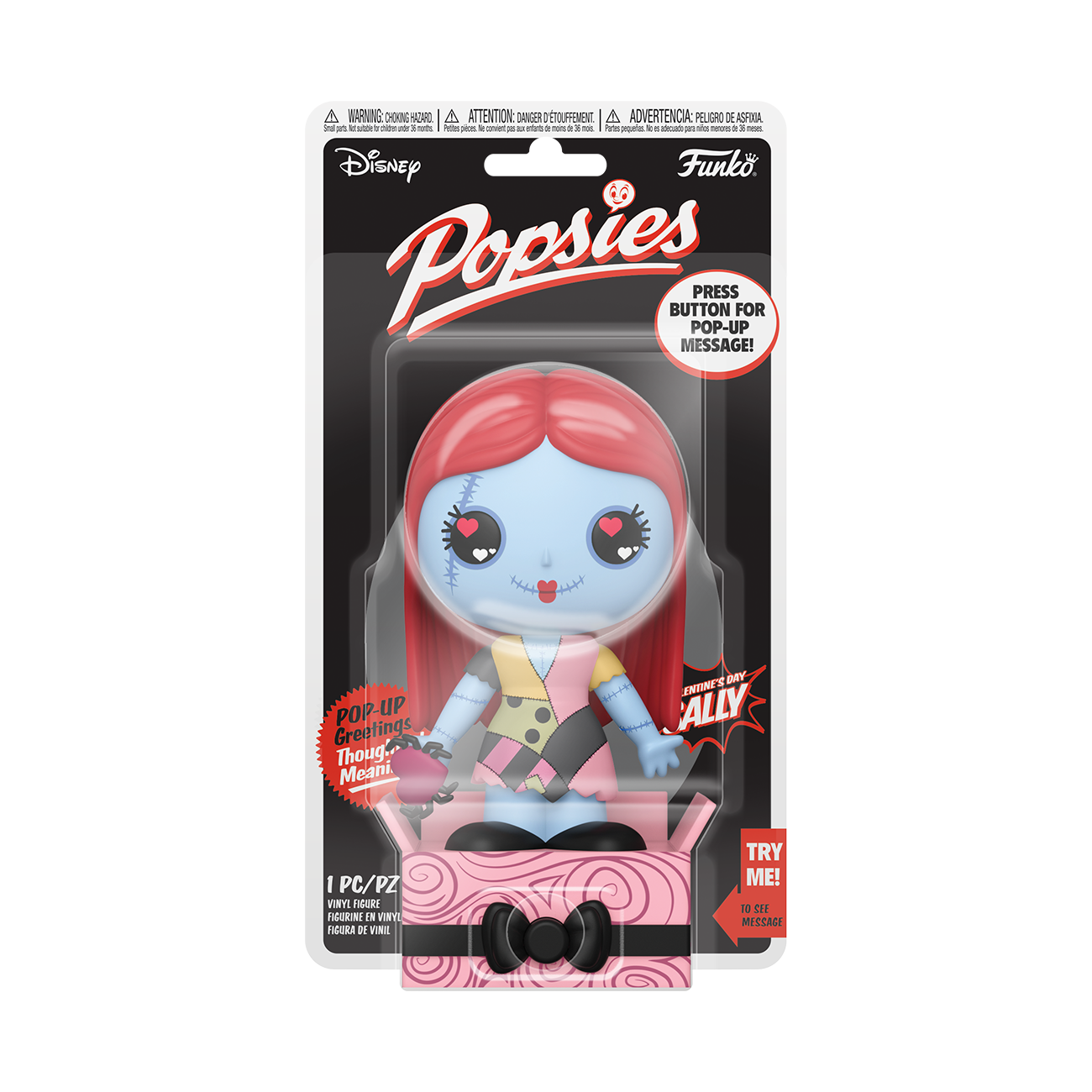 FUNKO POPSIES SALLY WITH HEART - THE NIGHTMARE BEFORE CHRISTMAS - YOU'RE TERRIBLY NICE!