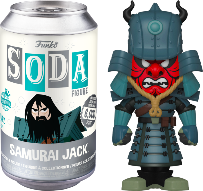 SAMURAI JACK ARMORED JACK FUNKO SODA VINYL LIMITED EDITION