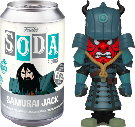 SAMURAI JACK ARMORED JACK FUNKO SODA VINYL LIMITED EDITION