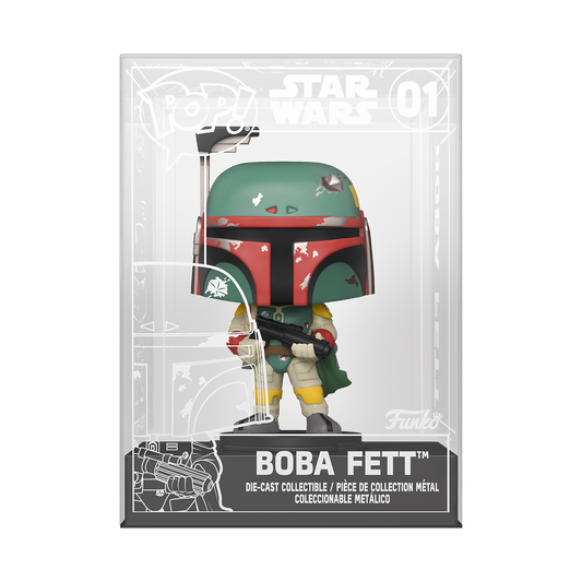 FUNKO POP! STAR WARS Die Cast BOBA FETT #01 DIECAST *SEALED*