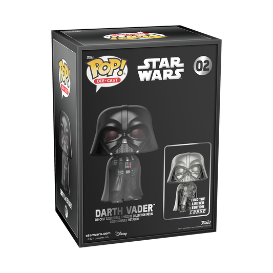 FUNKO POP! STAR WARS Die Cast DARTH VADER #01 DIECAST *SEALED* *CHANCE OF CHASE*