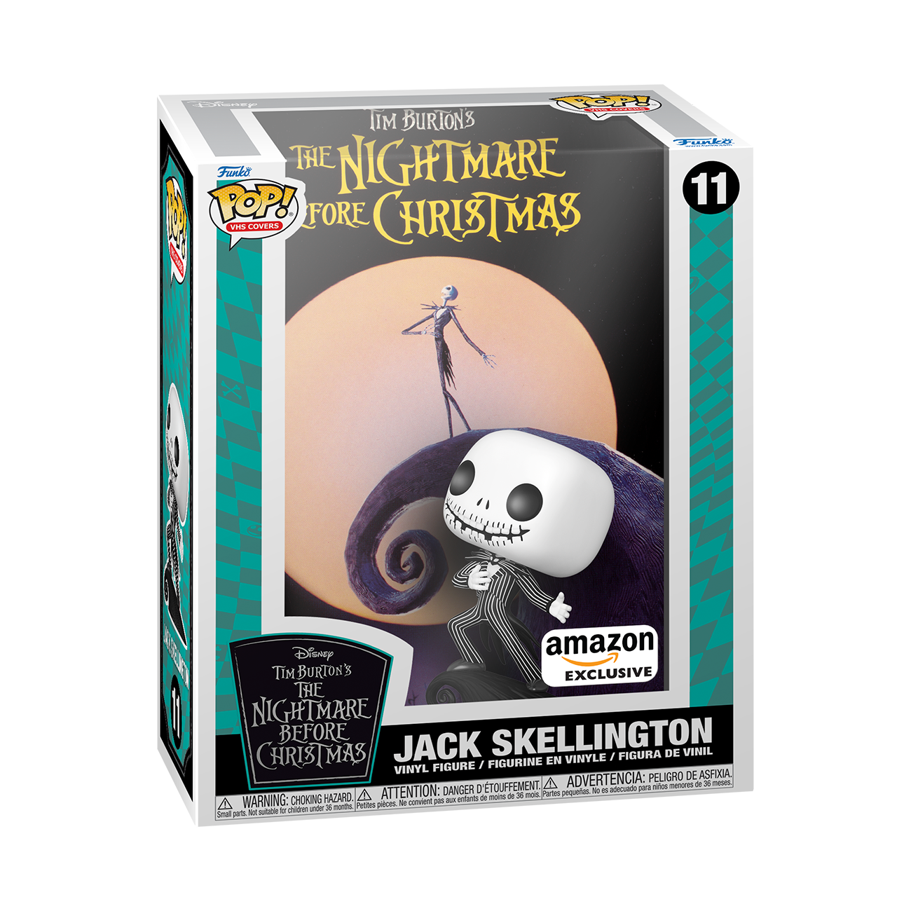 FUNKO POP! NIGHTMARE BEFORE CHRISTMAS VHS COVERS - JACK SKELLINGTON *AMAZON EXCLUSIVE* #11
