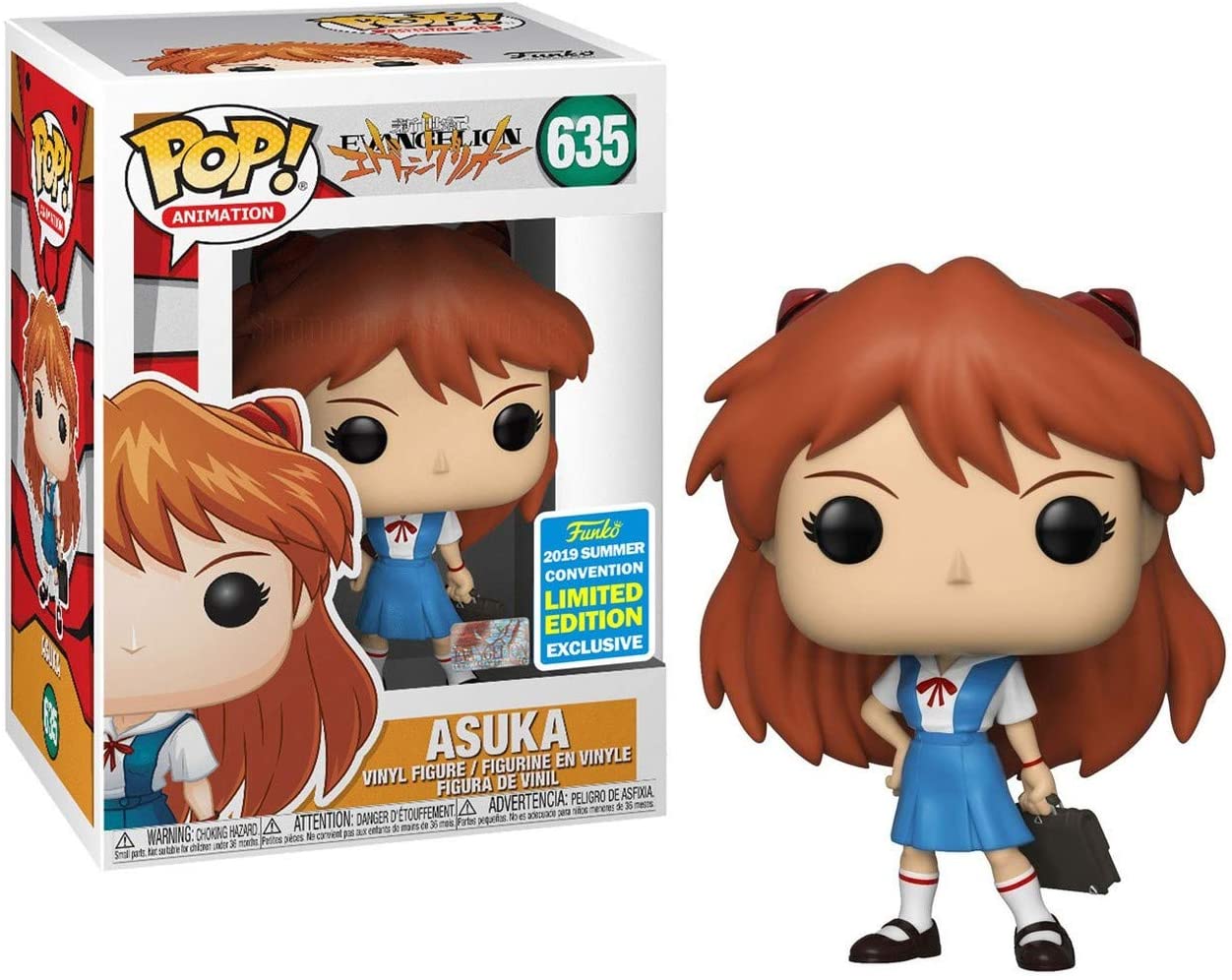 Funko Pop! Animation - Evangelion - Asuka **2019 SUMMER CON EXCL** #635