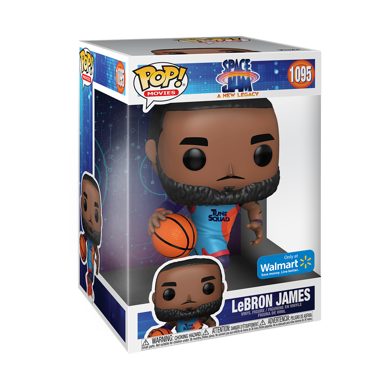 Funko Pop! JUMBO MOVIE SPACE JAM 2 NEW LEGACY LEBRON JAMES JUMBO 10" #1095