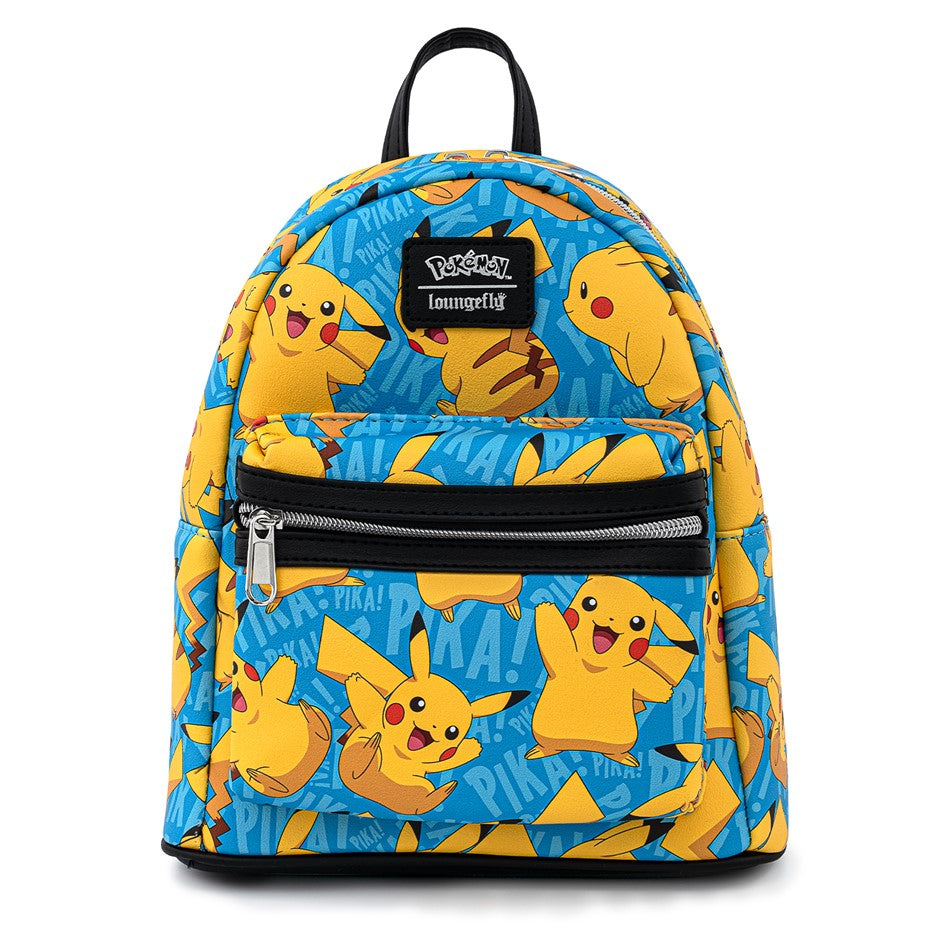  Loungefly Pikachu Faux Leather Mini Backpack Standard