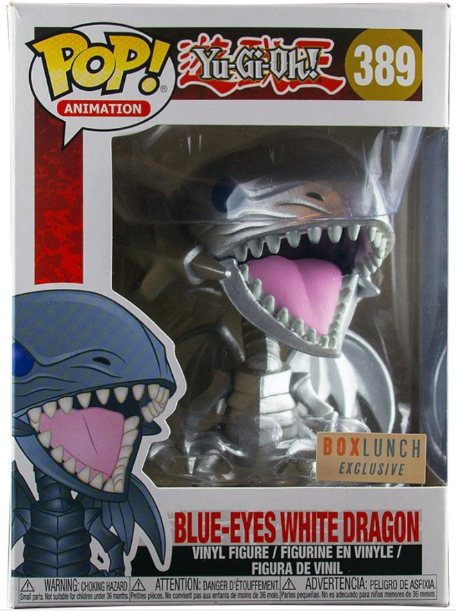 FUNKO POP! ANIMATION: YU-GI-OH - BLUE-EYES WHITE DRAGON