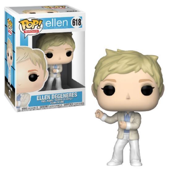 FUNKO POP! TELEVISION - ELLEN DEGENERES [WHITE SUIT] #618 – MyPops.ca
