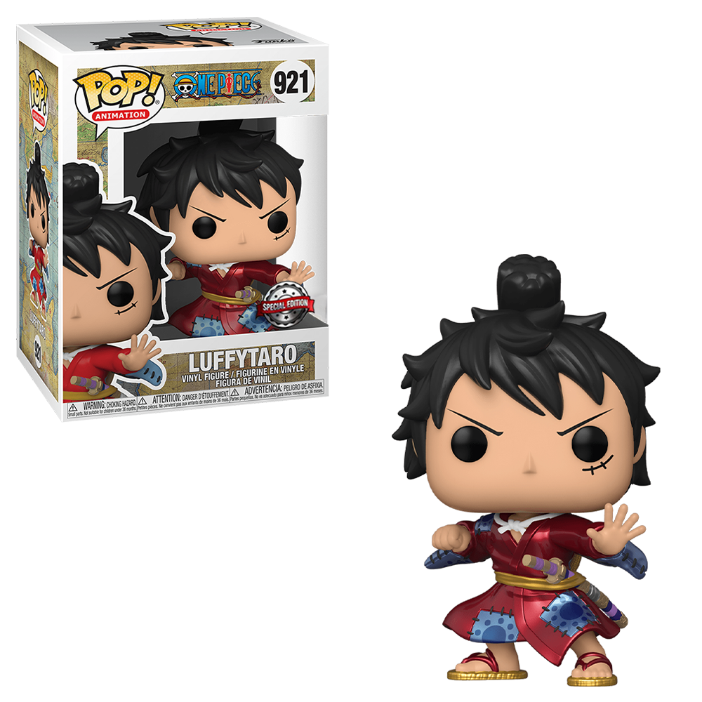 FUNKO POP! ANIMATION: ONE PIECE - LUFFYTARO [IN KIMONO - METALLIC