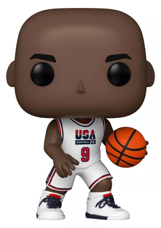 スポーツ Funko Pop USA Michael Jordan #114 & #115 Funko Pop! Michael Jordan 1992 USA BASKETBALL #114 WHITE