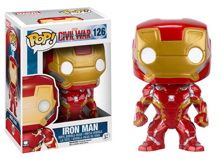 Funko Pop! Marvel: Captain America Civil War: Iron Man #126