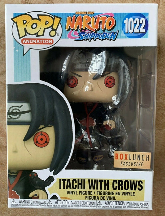 FUNKO POP! ANIMATION: NARUTO - ITACHI WITH CROWS **BOXLUNCH EXCLUSIVE** #1022
