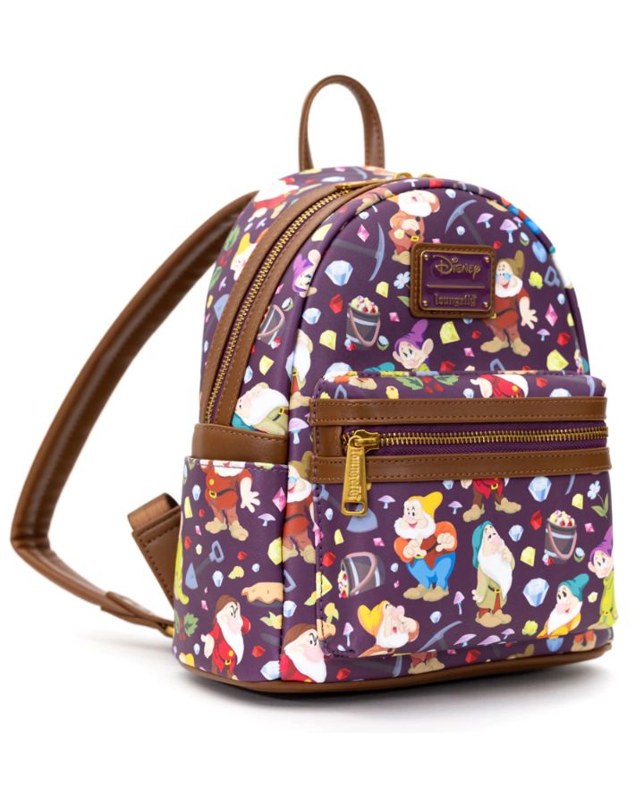 LOUNGEFLY DISNEY SNOW WHITE AND THE SEVEN DWARFS COSPLAY MINI BACKPACK