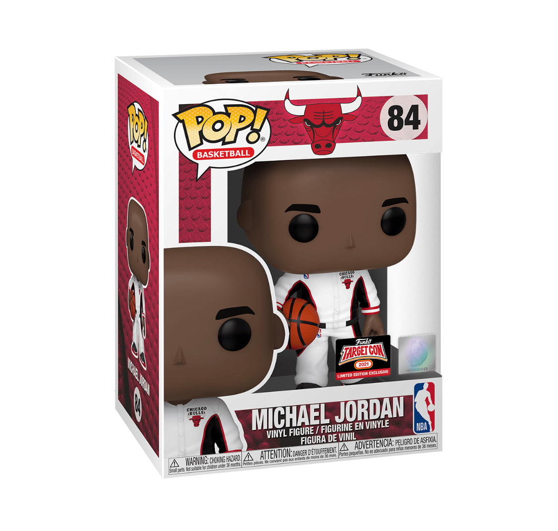 Funko NBA Chicago Bulls POP Basketball Michael Jordan Exclusive Vinyl  Figure 84 Warmup Suit - ToyWiz