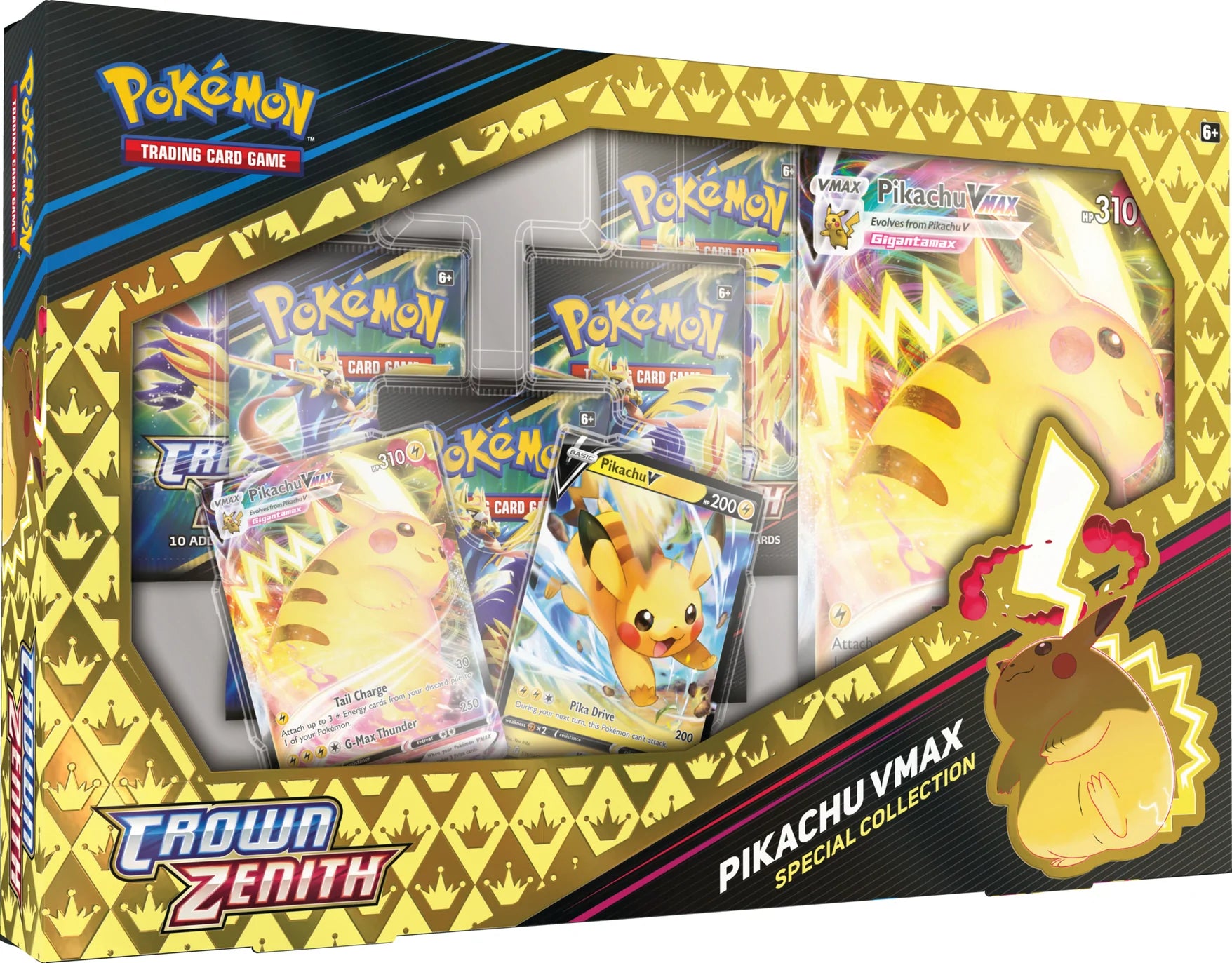 Pokemon TCG - Crown Zenith Pikachu VMax Special Collection Box Set