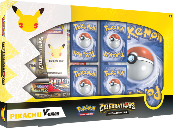 Pokemon TCG - Celebrations Pikachu V-Union Special Collection Box Set