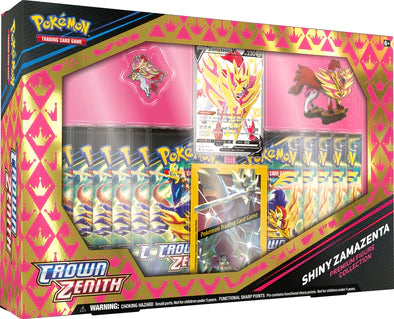 Pokemon TCG - Crown Zenith Shiny Zacian / Shiny Zamazenta Premium Figure Collection