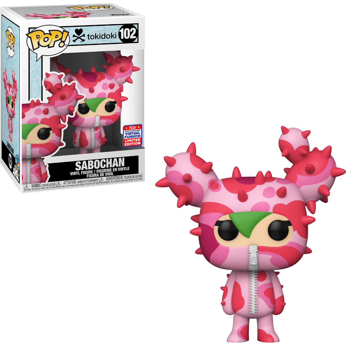 FUNKO POP! TOKIDOKI - SABOCHAN **2021 VIRTUAL FUNKON EXCLUSIVE** #102