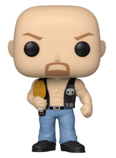 Funko Pop! Sports: WWE - "Stone Cold" Steve Austin (Metallic - with One Belt) #84