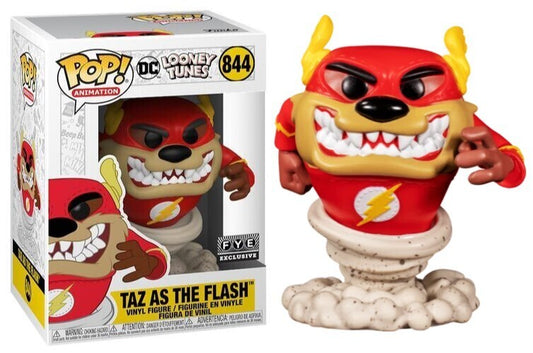 FUNKO POP! ANIMATION: DC X LOONEY TUNES - TAZ AS THE FLASH **FYE EXCLUSIVE** #844