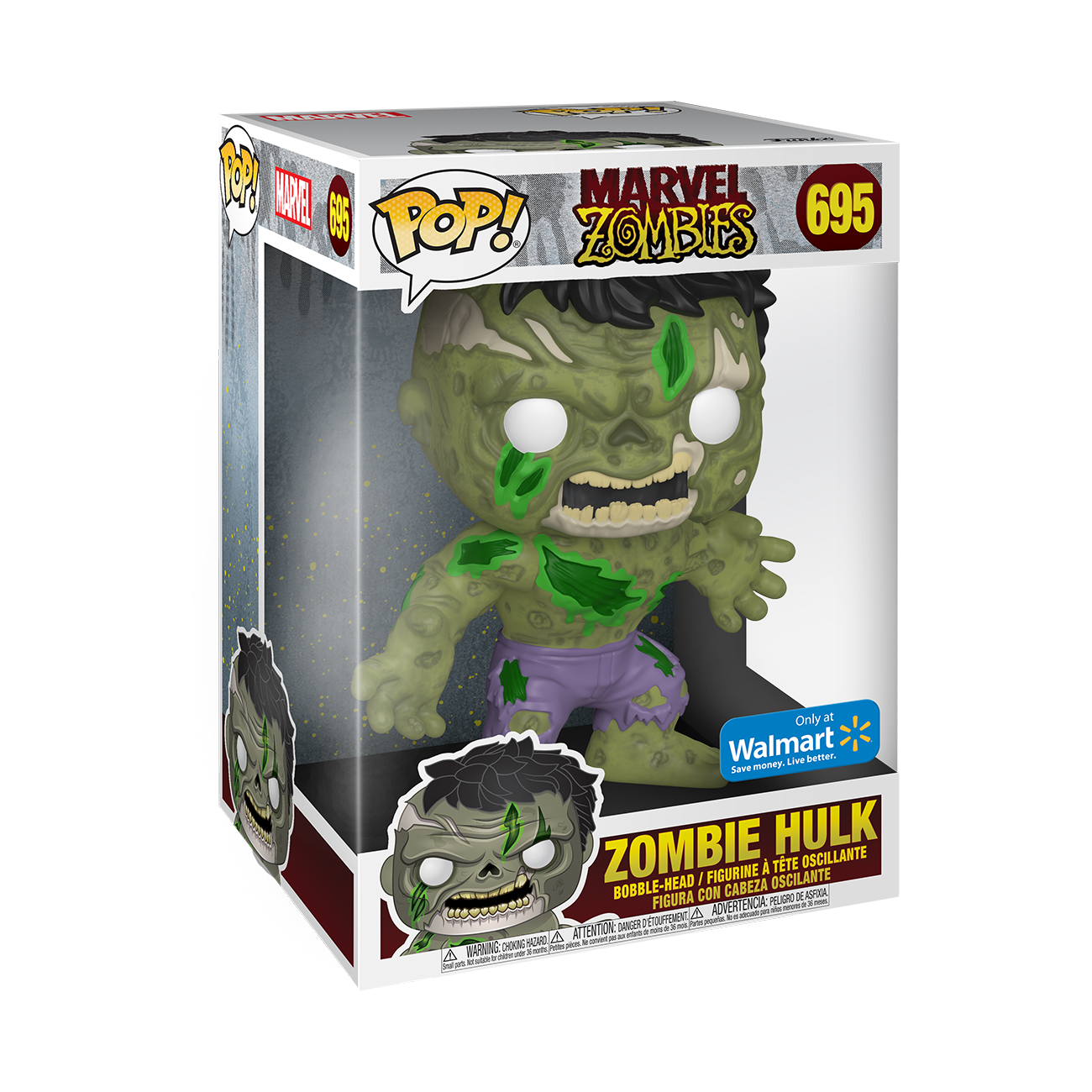 Funko POP! Marvel Zombies 10" Hulk Walmart Exclusive