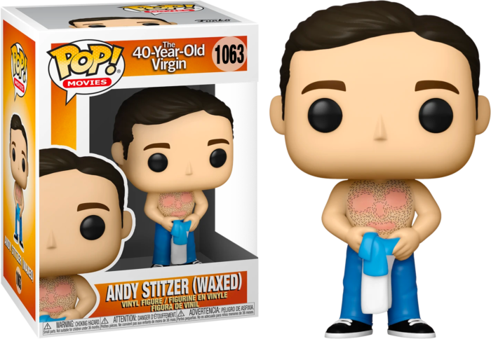 Funko POP! Movies: The 40 Year Old Virgin: Andy Stitzer Waxed #1063