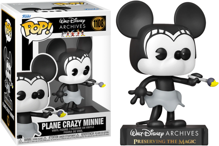 Funko Pop! Disney Archives PLANE CRAZY MINNIE MOUSE 1928 #1108