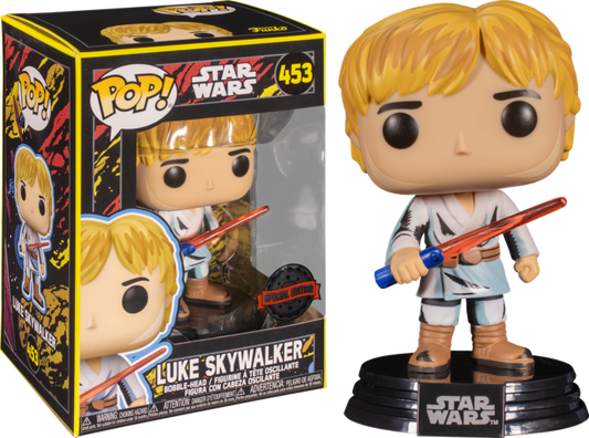 Funko Pop! Star Wars Retro Series Luke Skywalker #453 *Exclusive*