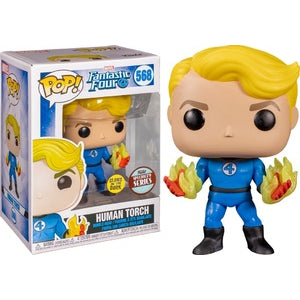 Funko Pop! Marvel: Fantastic Four - Human Torch *GITD* *Specialty Series*