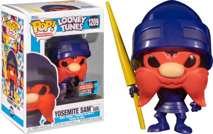 FUNKO POP! 2022 NYCC SHARED Looney Tunes - Yosemite Sam Black Knight #1209