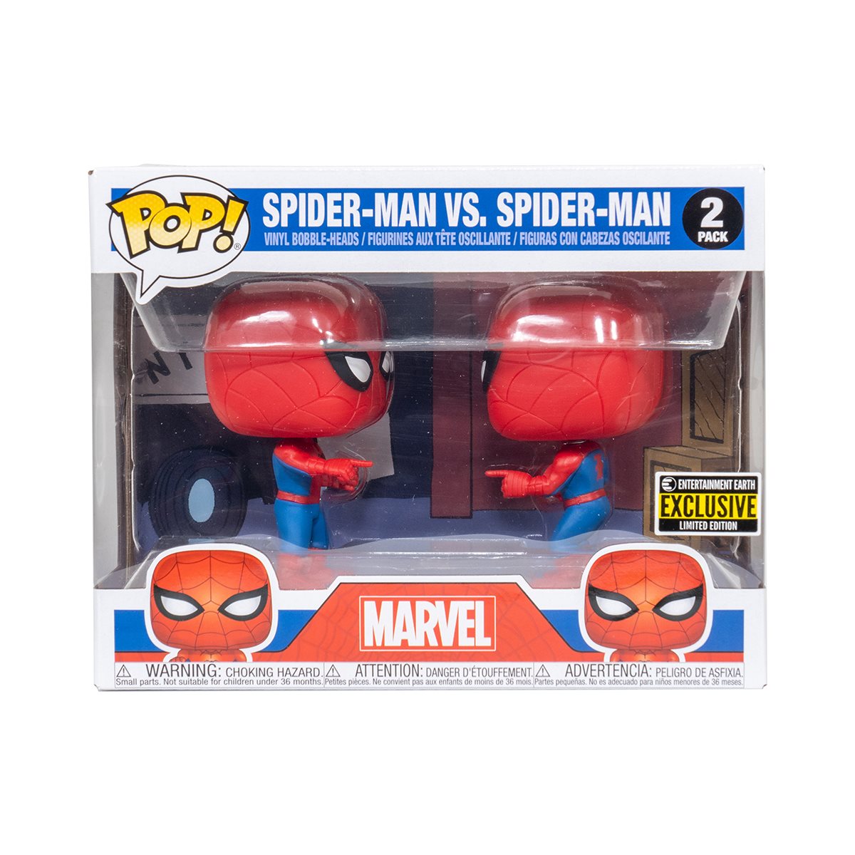 Funko POP! マーベル スパイダーマン vs. スパイダーマン Funko Pop! Marvel: Spider-Man Vs. Spider-Man (Pointing Meme) 2pk