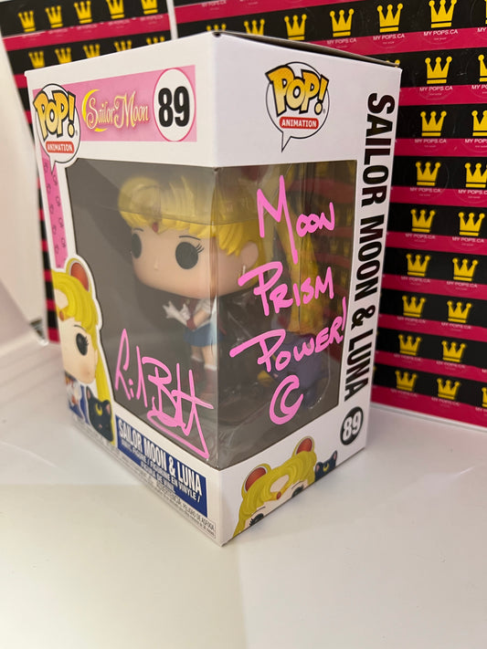 FUNKO POP! SAILOR-MOON #89 - **voice actor Linda Ballantyne AUTOGRAPHED**