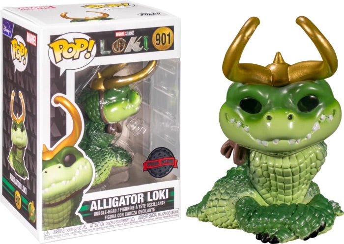 FUNKO POP! MARVEL: LOKI [TV SERIES] - ALLIGATOR LOKI **HOT TOPIC
