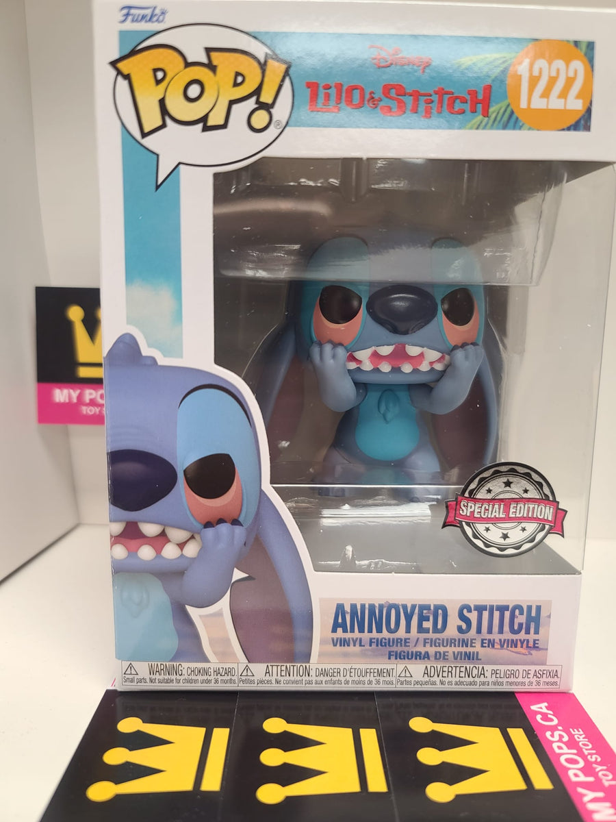 Funko Pop! Disney: Lilo & Stitch - Annoyed Stitch #1222 [SPECIAL ED.] AND  [EE EXCLUSIVE]