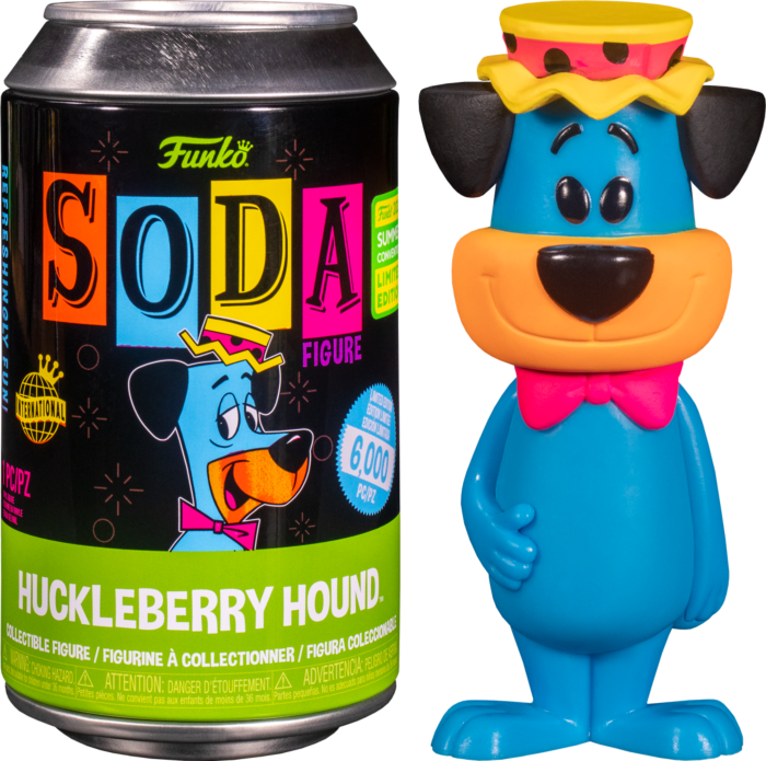 HUCKLEBERRY HOUND SODA VINYL LIMITED EDITION *2022 SDCC SHARED SUMMER CONVENTION*