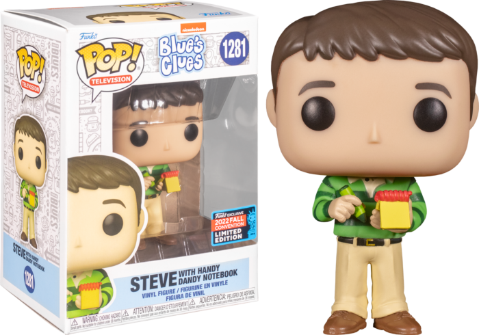 FUNKO POP! 2022 NYCC SHARED Blue's Clues - Steve with Notebook #1281