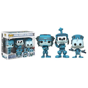 Funko Pop! Disney: Kingdom Hearts - Sora, Goofy, & Donald (Tron 3-Pack) *GameStop Exclusive*