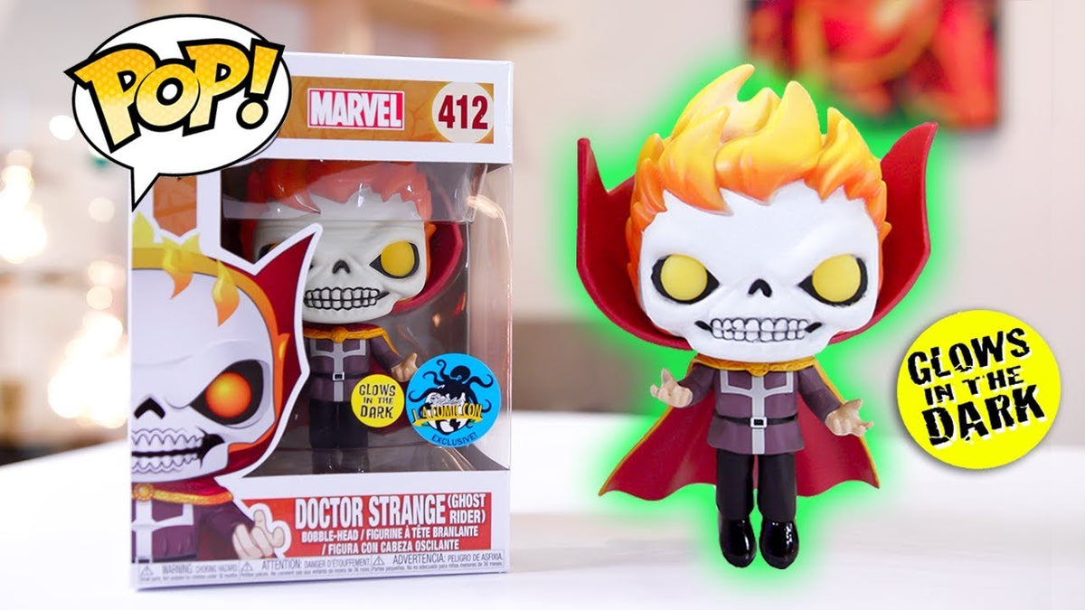 FUNKO POP! MARVEL - DOCTOR STRANGE [AS GHOST RIDER - GITD] **2018