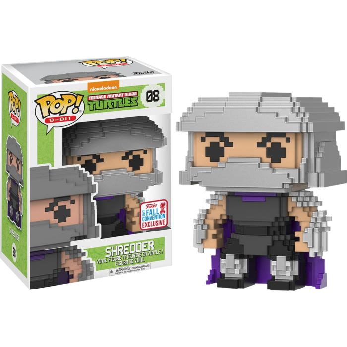 Funko Pop! 8-Bit: Teenage Mutant Ninja Turtles - Shredder **2017 NYCC FALL CON EXCL** #08