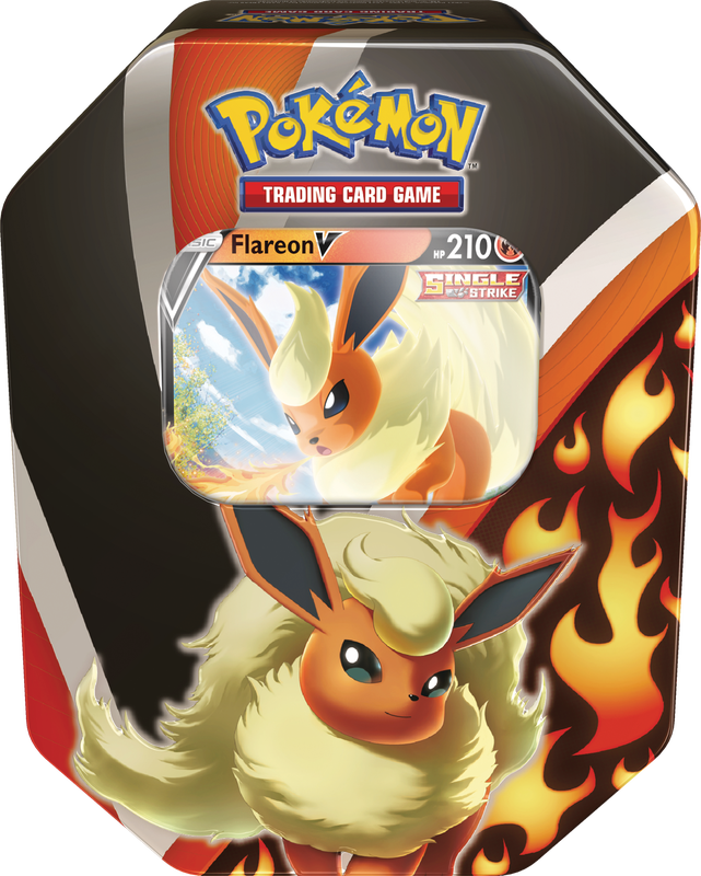 Pokemon TCG - Eeveelutions V Flareon V Tin