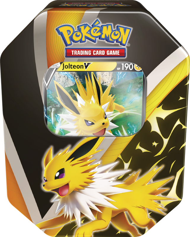 Pokemon TCG - Eeveelutions V Jolteon V Tin